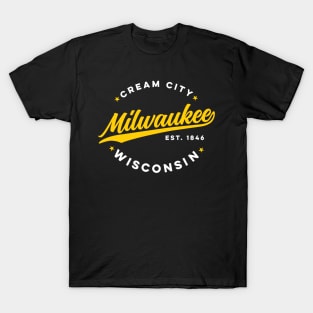 Vintage Milwaukee Wisconsin Cream City USA T-Shirt